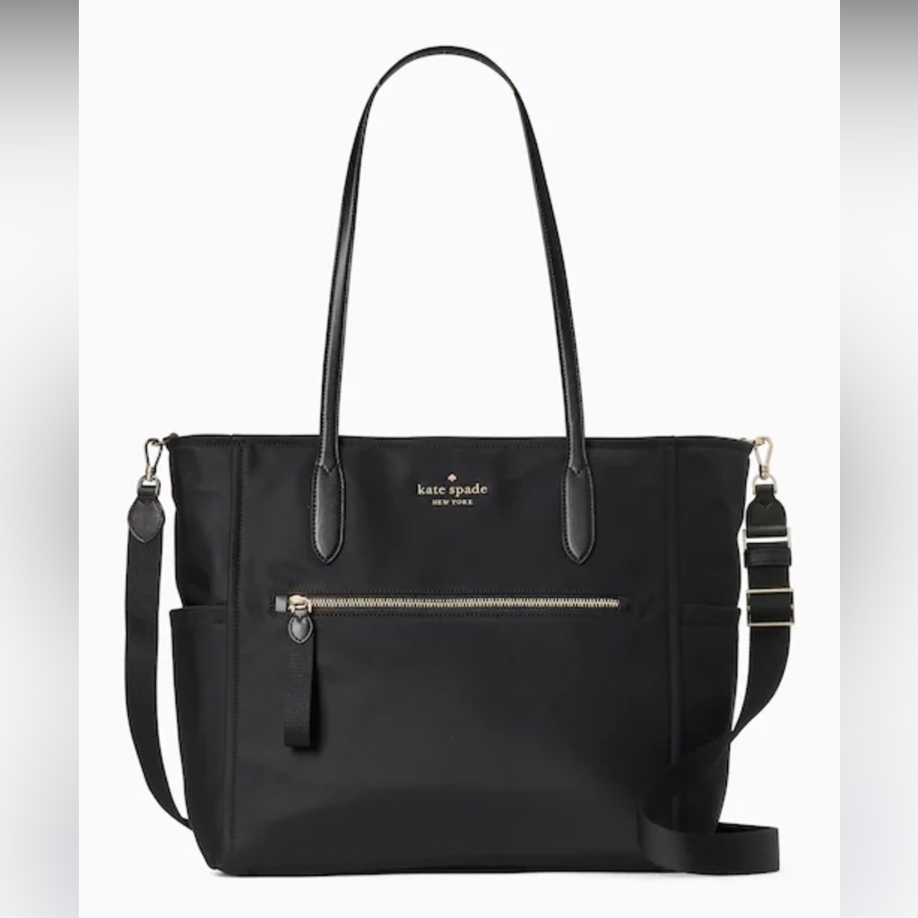 Kate Spade Black Nylon Baby Bag